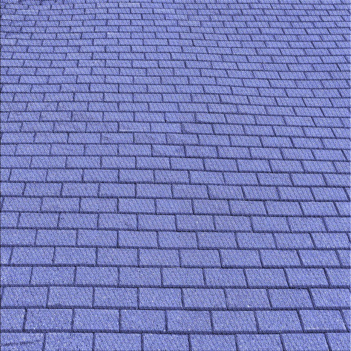 Round Patterned Sky Blue Rug, pat2174blu