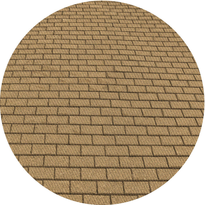 Square Machine Washable Transitional Saddle Brown Rug in a Living Room, wshpat2174brn