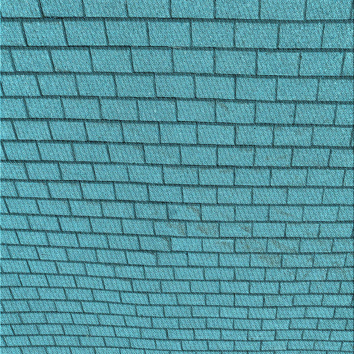 Patterned Dark Cyan Green Rug, pat2174lblu