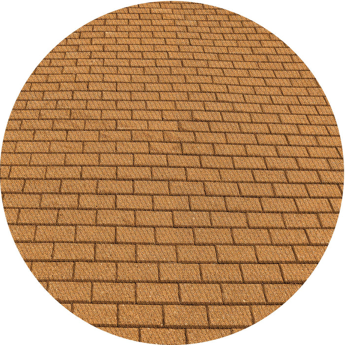 Square Machine Washable Transitional Mahogany Brown Rug in a Living Room, wshpat2174org