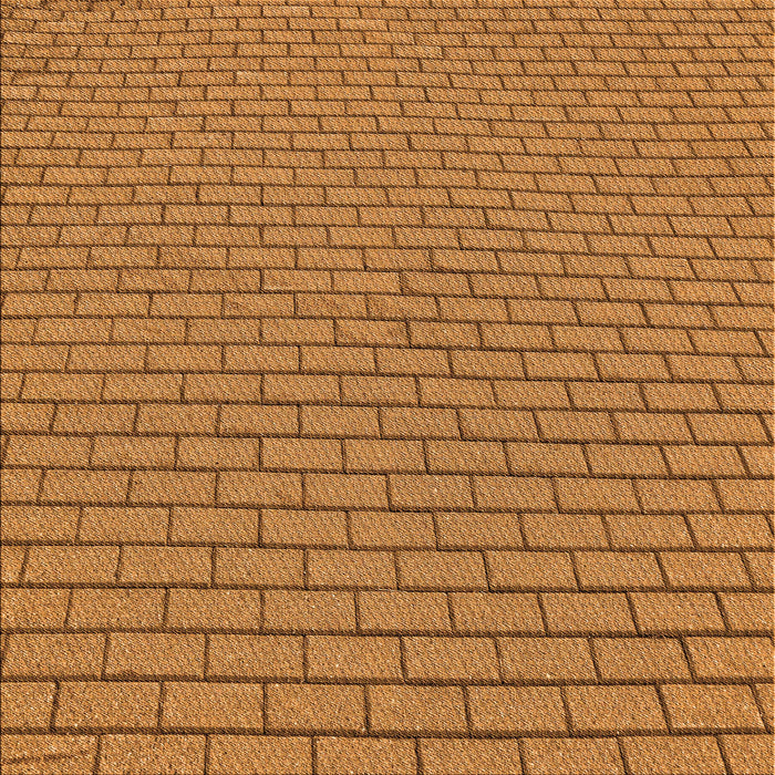 Round Patterned Mahogany Brown Rug, pat2174org