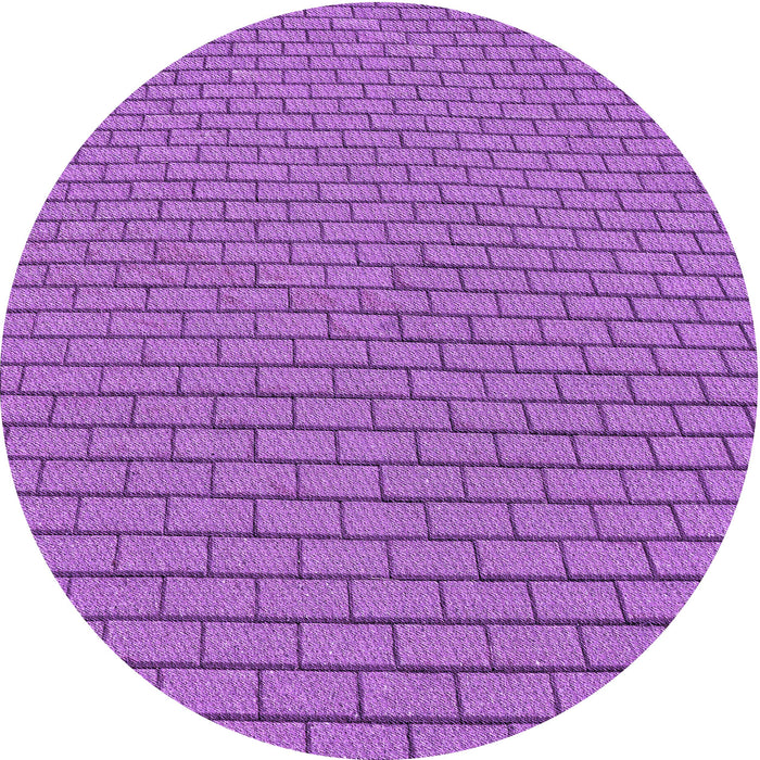 Square Patterned Purple Rug, pat2174pur