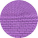 Square Patterned Purple Rug, pat2174pur