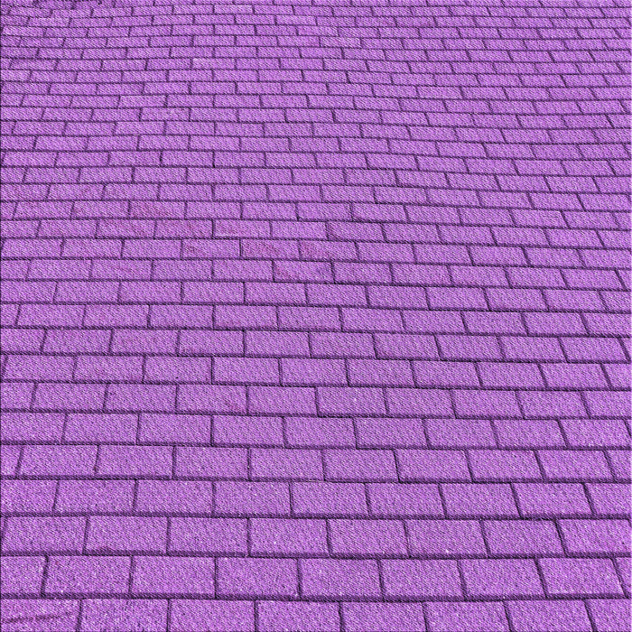 Round Patterned Purple Rug, pat2174pur