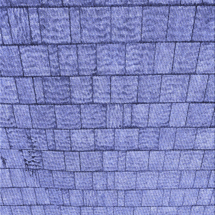 Patterned Denim Blue Rug, pat2175blu