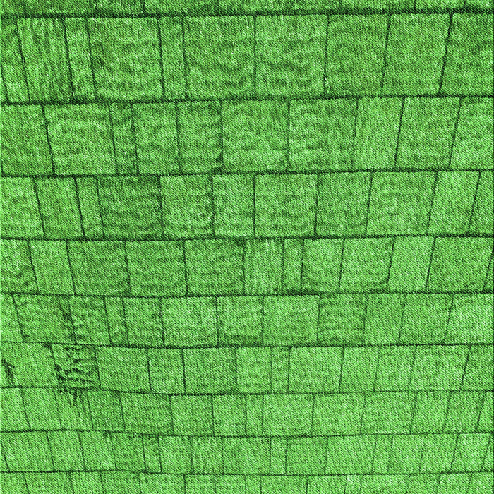 Patterned Green Rug, pat2175grn