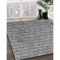 Patterned Ash Gray Rug, pat2175gry