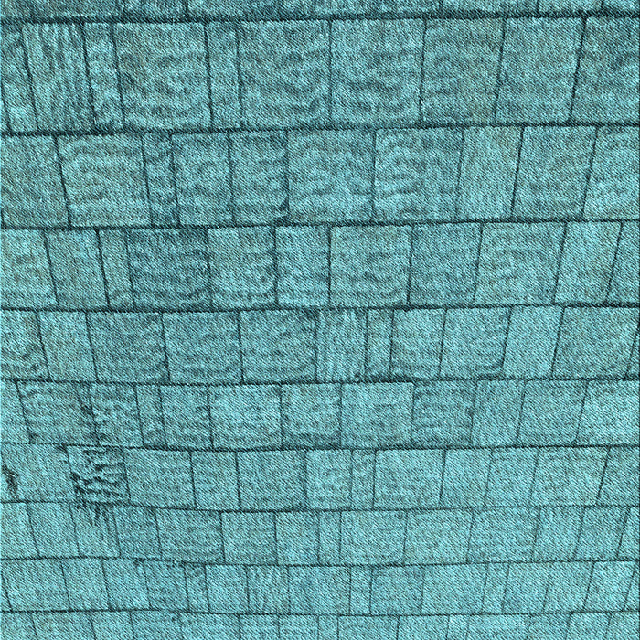 Machine Washable Transitional Dark Cyan Green Rug, wshpat2175lblu