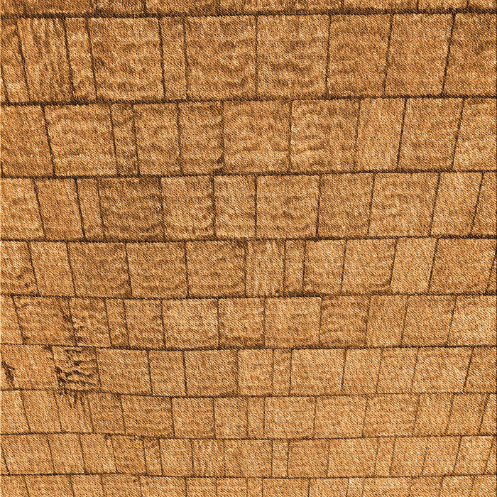 Patterned Mahogany Brown Rug, pat2175org