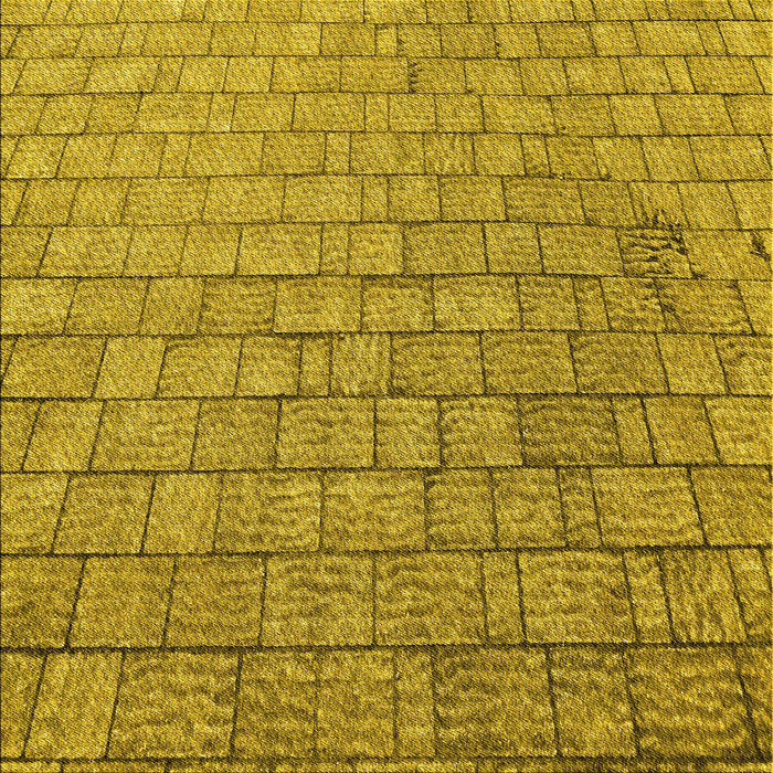 Round Patterned Dark Bisque Brown Rug, pat2175yw