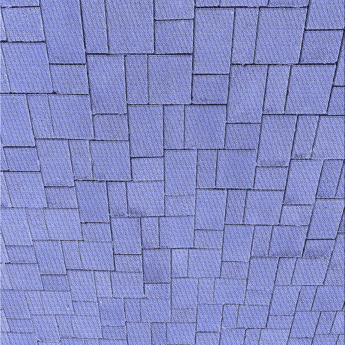 Patterned Denim Blue Rug, pat2176blu