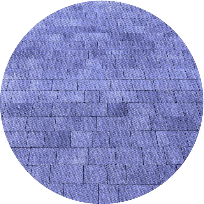 Square Patterned Sky Blue Rug, pat2177blu