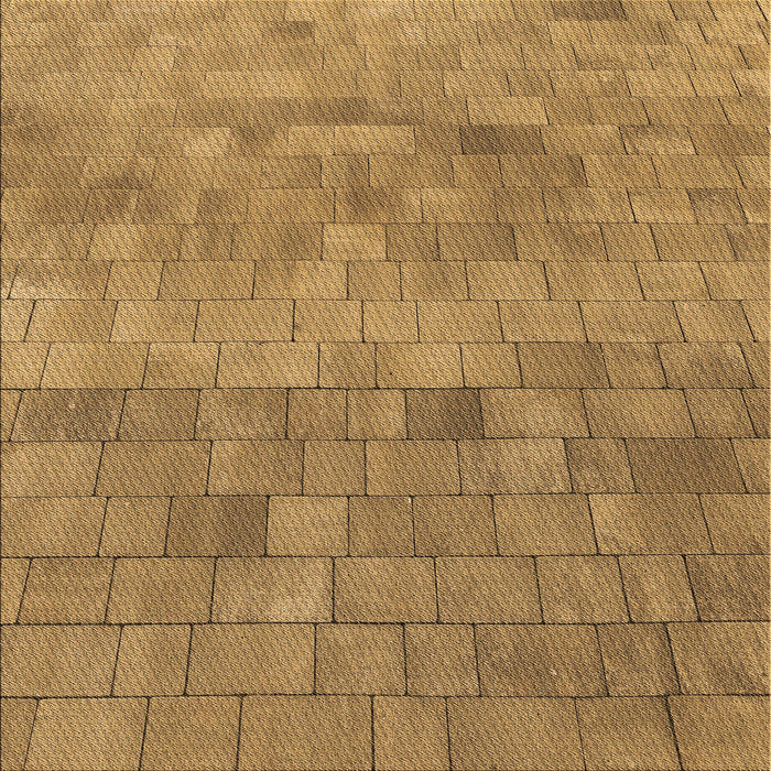 Round Machine Washable Transitional Yellow Rug, wshpat2177brn