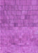 Machine Washable Transitional Bright Neon Pink Purple Rug, wshpat2177pur