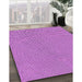 Machine Washable Transitional Violet Purple Rug in a Family Room, wshpat2178pur