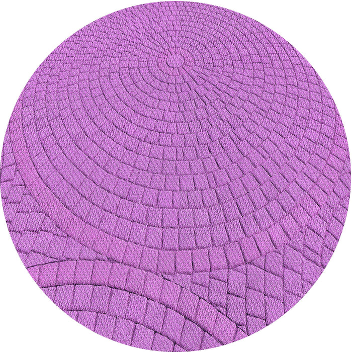 Square Patterned Violet Purple Rug, pat2178pur
