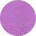 Square Machine Washable Transitional Violet Purple Rug in a Living Room, wshpat2178pur