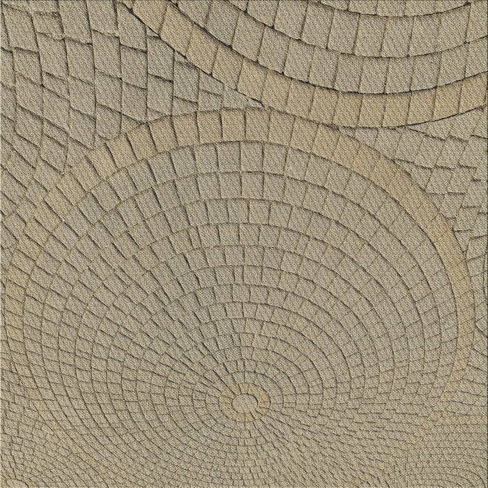 Square Patterned Brown Novelty Rug, pat2178