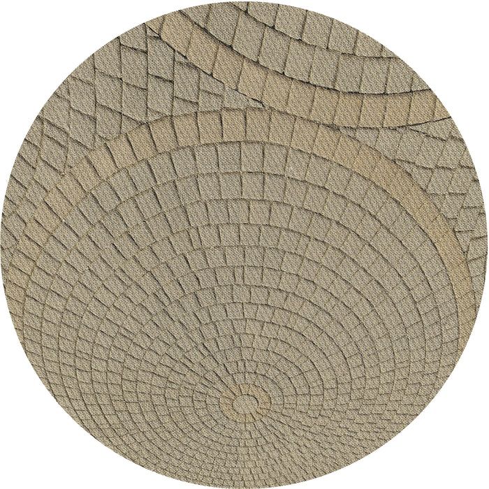 Square Machine Washable Transitional Brown Rug, wshpat2178