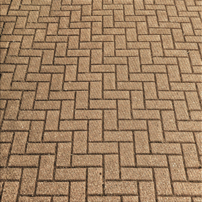 Round Patterned Saddle Brown Rug, pat2179brn