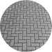 Square Patterned Cloud Gray Rug, pat2179gry