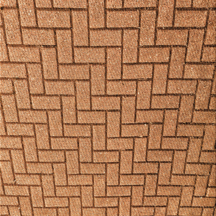 Patterned Orange Rug, pat2179org