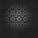 Square Patterned Black Novelty Rug, pat217