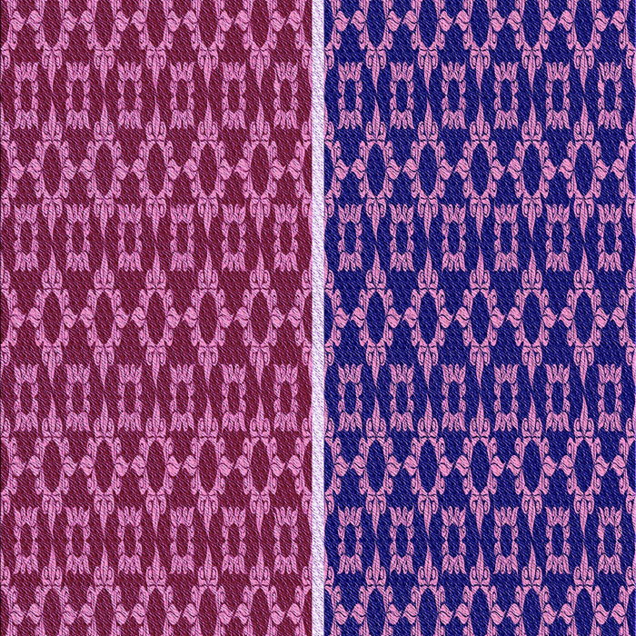 Machine Washable Transitional Purple Rug, wshpat218pur