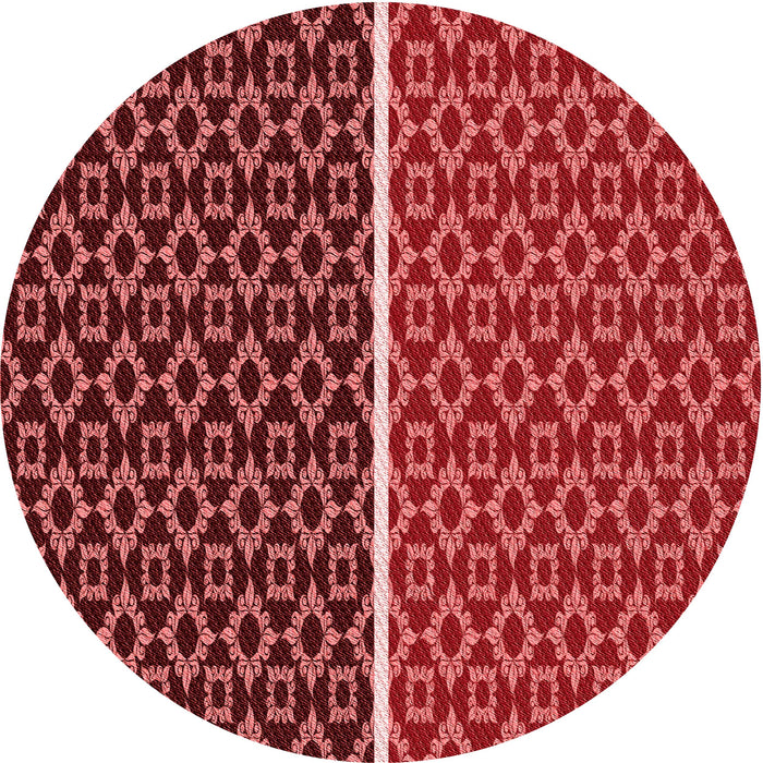 Square Machine Washable Transitional Red Rug in a Living Room, wshpat218rd