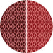 Square Machine Washable Transitional Red Rug in a Living Room, wshpat218rd