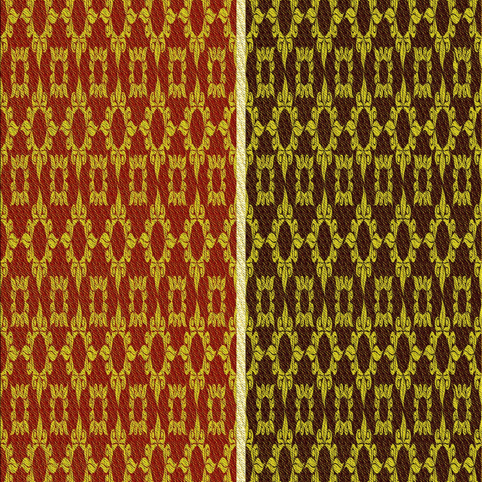 Patterned Crimson Red Rug, pat218yw