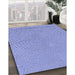 Machine Washable Transitional Jeans Blue Rug in a Family Room, wshpat2180blu