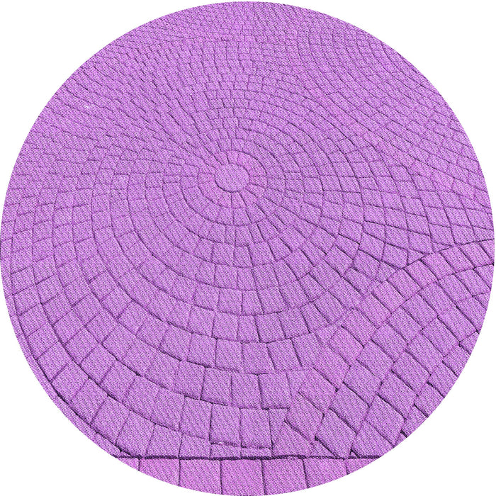 Square Patterned Violet Purple Rug, pat2180pur