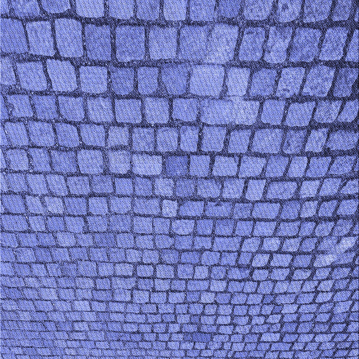 Machine Washable Transitional Sky Blue Rug, wshpat2181blu