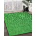 Machine Washable Transitional Green Rug in a Family Room, wshpat2181grn