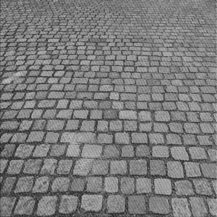 Round Patterned Gray Rug, pat2181gry