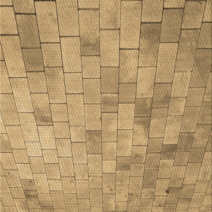 Patterned Orange Rug, pat2182brn