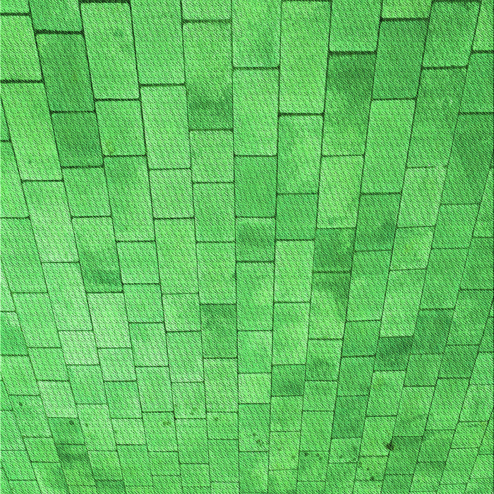 Patterned Neon Green Rug, pat2182grn