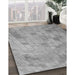 Machine Washable Transitional Cloud Gray Rug in a Family Room, wshpat2182gry