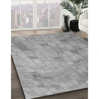 Patterned Cloud Gray Rug, pat2182gry