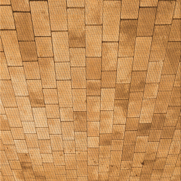 Patterned Orange Rug, pat2182org