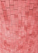 Patterned Fire Red Rug, pat2182rd