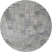 Square Machine Washable Transitional Cloudy Gray Rug, wshpat2182