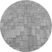 Square Machine Washable Transitional Cloud Gray Rug in a Living Room, wshpat2183gry