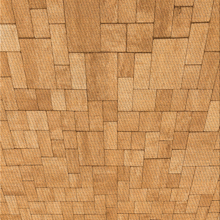 Patterned Orange Rug, pat2183org