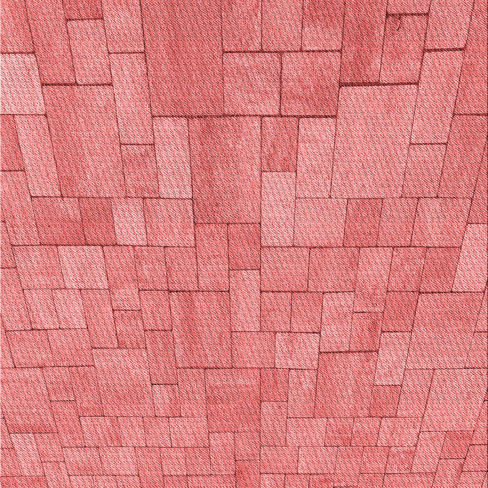 Machine Washable Transitional Fire Red Rug, wshpat2183rd