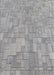 Machine Washable Transitional Smokey Gray Rug, wshpat2183