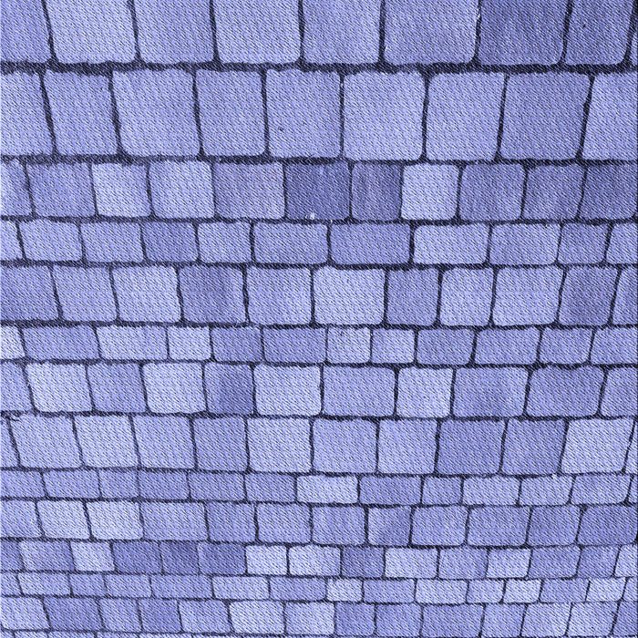 Machine Washable Transitional Slate Blue Rug, wshpat2184blu