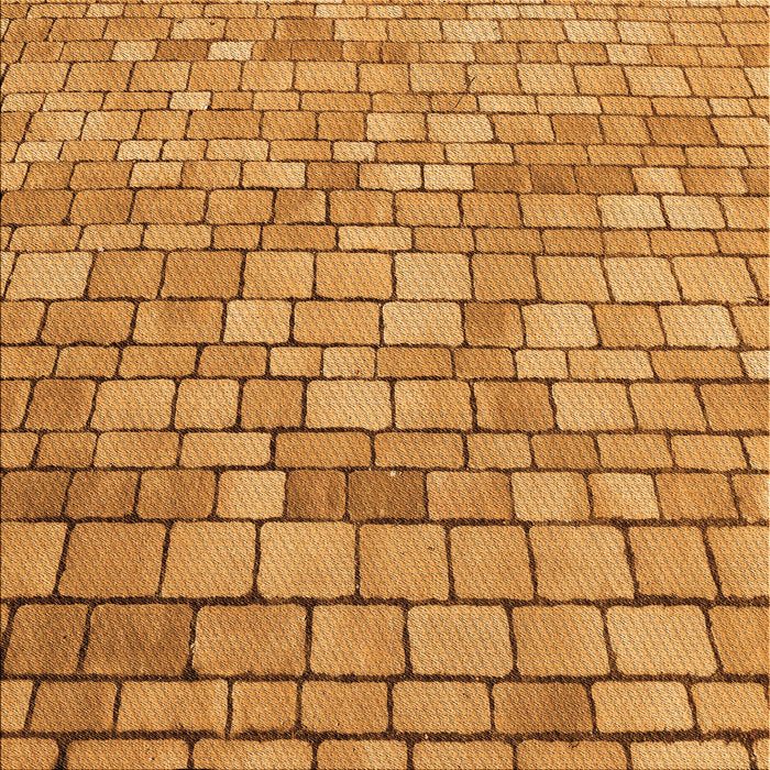 Round Patterned Sedona Brown Rug, pat2184org