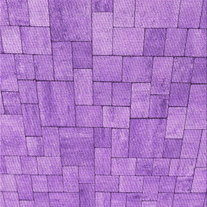 Machine Washable Transitional Violet Purple Rug, wshpat2185pur